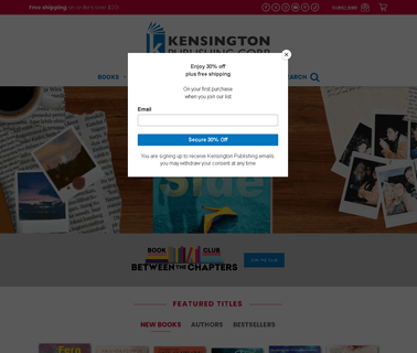 Kensington Publishing Corp. thriller