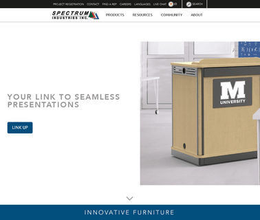 Spectrum Industries. communication cabinet