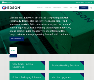 Edson Packaging Machinery Ltd, types paper