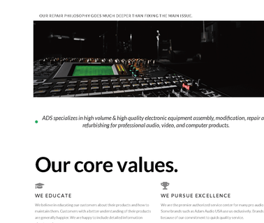 Welcome Audio Design and Se yamaha and
