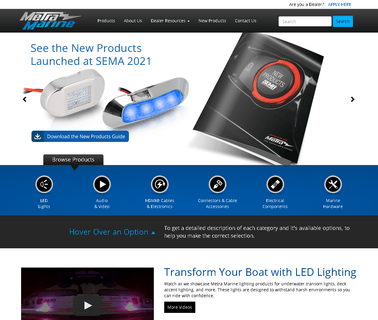 Metra Electronics aftermarket lighting