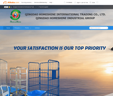 Qingdao Homeshine International Trading wheelbarrow hand truck