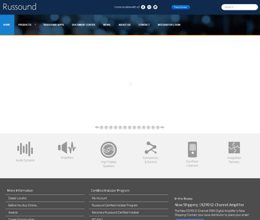 Welcome to Russound and speaker system