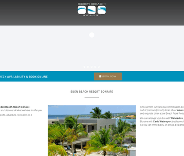 Eden Beach Resort diving caribbean