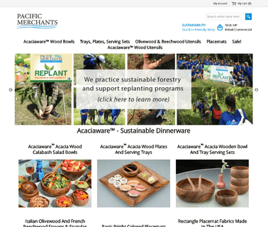 Pacific Merchants Trading bowls trays