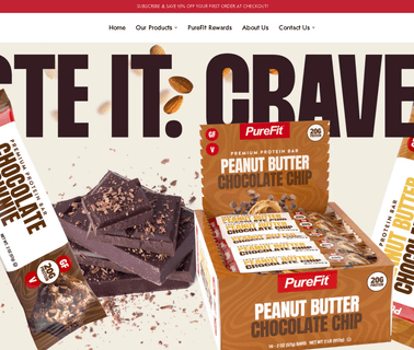 Purefit Premium Protein Bars protein energy