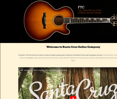 Santa Cruz Guitar ukelele guitar