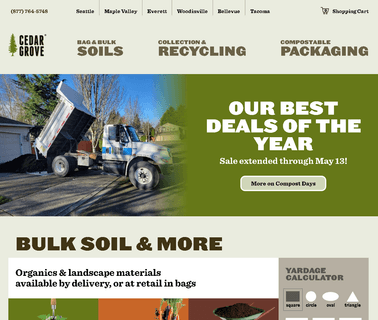 Cedar Grove Composting Inc bin equipment