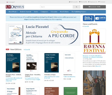Ut Orpheus Edizioni S.R.L. classical music