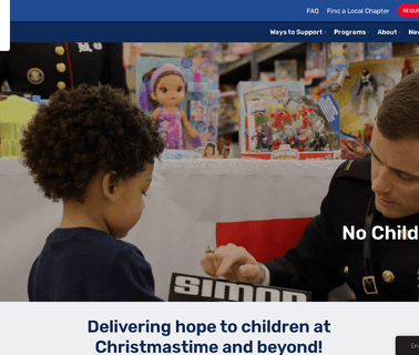 Marine Toys for Tots Foundation toys for
