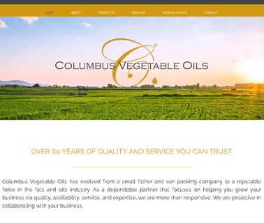 Columbus Vegetable Oils barbecue foods