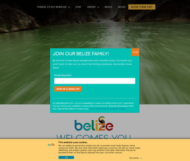 Belize Tourism Board tour car