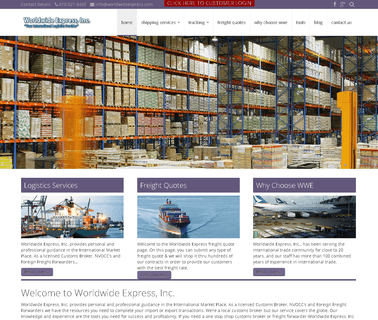 Worldwide Express  our export