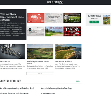 Golf Course Industry Magazine marketing valley