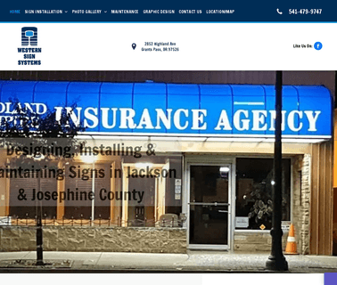 Custom Signs | Grants Pass, Or | Western Sign Systems banner custom
