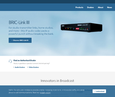 Comrex; Broadcast Reliable telco broadcast