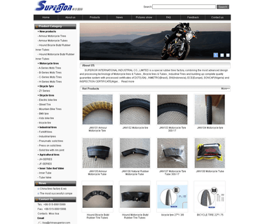 Superior International Industrial tires