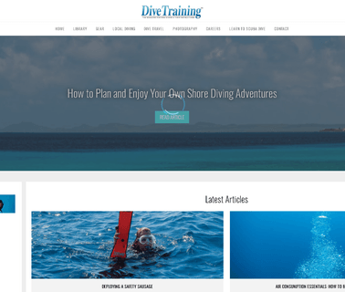 Dive Training Magazine find cat