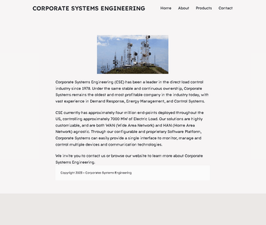 Corporate Systems Engineering walkie talkie vhf