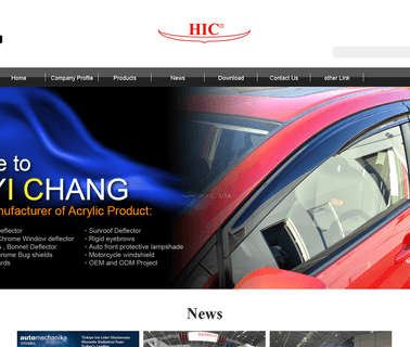 Hsin Yi Chang Industry auto windscreen