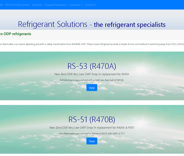 Refrigerant Solutions Limited cylinders refrigerant