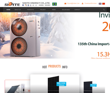 Zhejiang Sidite New Energy evacuated collector
