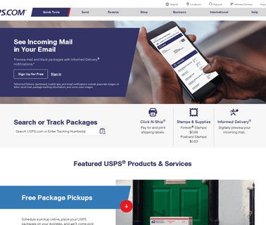 United States Postal Service businesses office