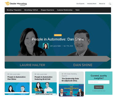 Dealer Marketing Magazine training social
