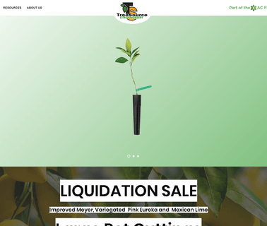 Treesource Nursery seed greenhouse