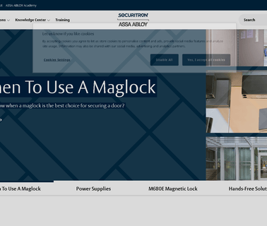 Securitron Magnalock An Assa Abloy assa abloy manufacturer