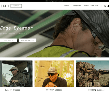 Home - Edge Eyewear safety eyewear