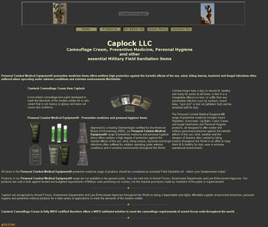 Caplock - Camouflage Cream Personal Hygiene and Preventive age cream