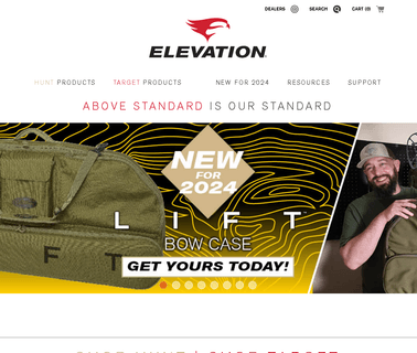 Elevation Equipped; Archery Bow Cases, Arrow home elevation