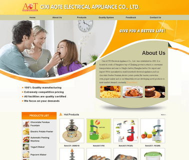 Cixi Aot Electrical Appliance chocolate maker