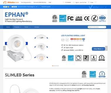 Shenzhen Ephan Technology led panel light years warranty
