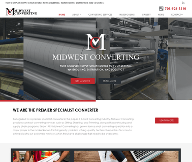 Midwest Converting ocean logistics