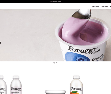 Forager Project dairy products packaging