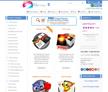 Cheap Printing Products at 55Printing.com Business Cards cheap printing