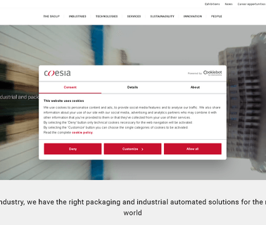 Coesia Group foil baking
