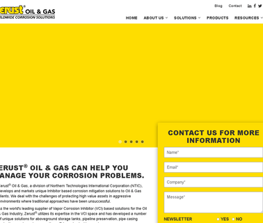 Zerust Oil & Gas tank expansion