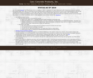 Cary Concrete Products  glass frp