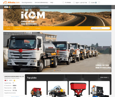 Hangzhou Icom Construction Machinery sweeper road