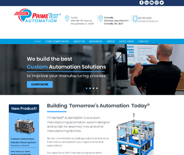 Primetest® Automation case loading machine
