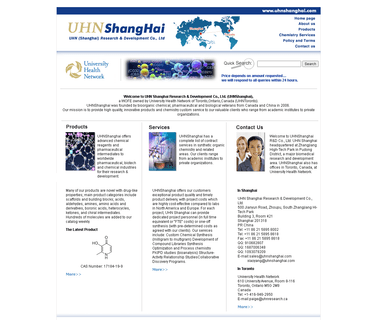 Uhn Shanghai Research & Development toronto custom