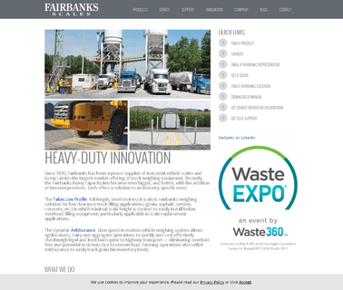 Fairbanks Scales truck platform
