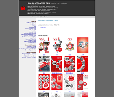 Oka Corporation Bhd, build materials suppliers