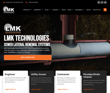Lmk Technologies backhoe skid