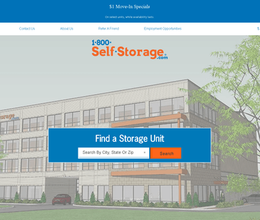 1-800-Self-Storage.com Provides Clean Storage Units provides