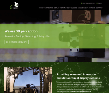 3D Perception aerospace simulation