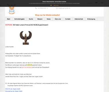 Joh. Vogler Gmbh Import-Export gifts houseware
